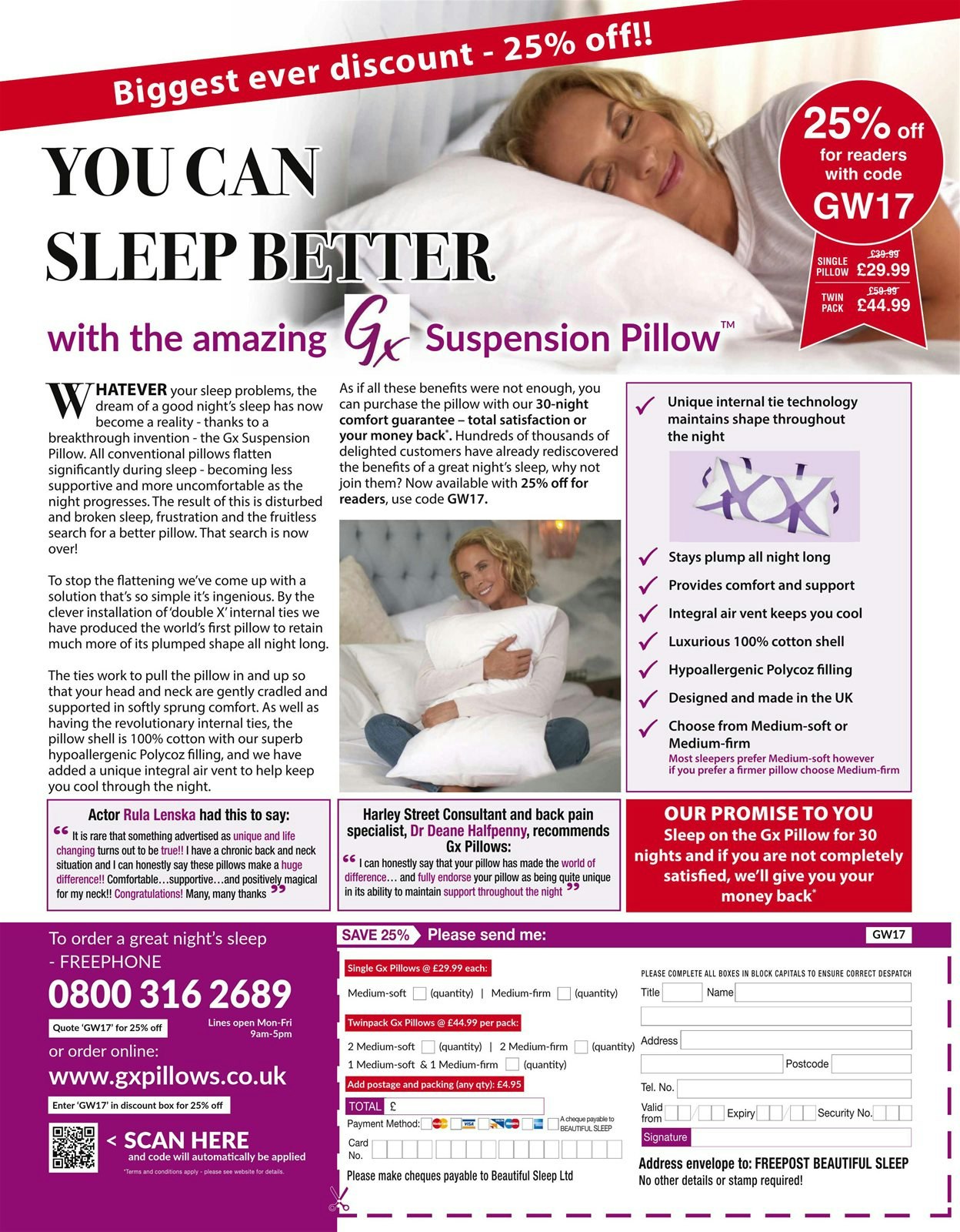 Gx Suspension Pillow BBC Gardeners’ World Magazine October 2022